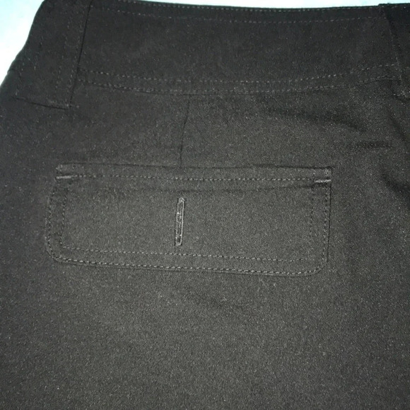 DRESSBARN wide leg black crop pants 4 pockets size 8 - Picture 10 of 10